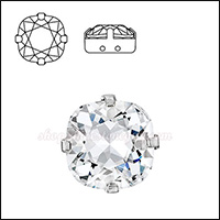 Preciosa 3331 Cushion Cut Sew On In setting